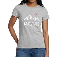 Spreadshirt T-Shirt Bergmadl Wandern Berge Alpen Damen Frauen T-Shirt (1-tlg)
