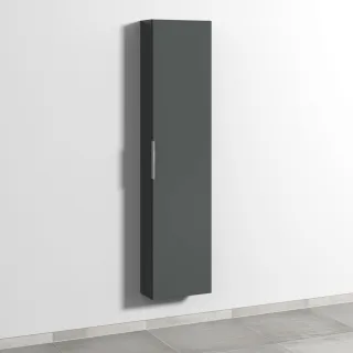 Sanipa 3way Hochschrank mit 1 Tür, Anthrazit-Matt UM16522