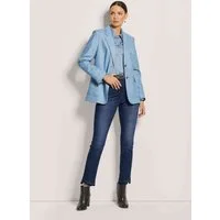 MADELEINE Kurzblazer Eleganter Businessblazer mit Reverskragen Klassische Anzugjacke mit Pattentaschen und Langarm