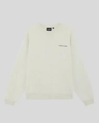 Schwergewichts-Skript-Sweatshirt