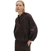 someday Jackenblazer braun,Casual,Polyester,Unifarben,Stehkragen,Lang,Gerade