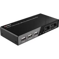 2 Port KVM Switch HDMI 4K60, USB 2.0 & Audio, KVM-Switch