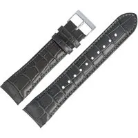 BOSS Uhrenarmband 22mm Leder Grau 659302868
