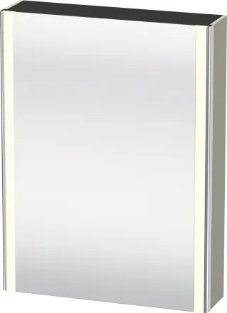 Duravit XSquare Spiegelschrank Taupe 600x155x800 mm - XS7111L60601000 XS7111L60601000