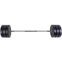 GORILLA SPORTS Hantel-Set Langhantelset Kunststoff 38 kg
