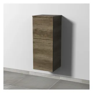 Sanipa 3way Mittelschrank mit 1 Tür und 1 Auszug, Eiche-Nebraska, SM12637 SM12637