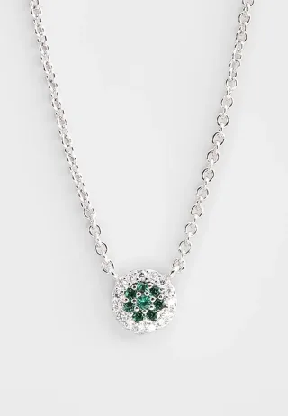 US Polo Assn Jewellery Celine Rhodium-Halskette