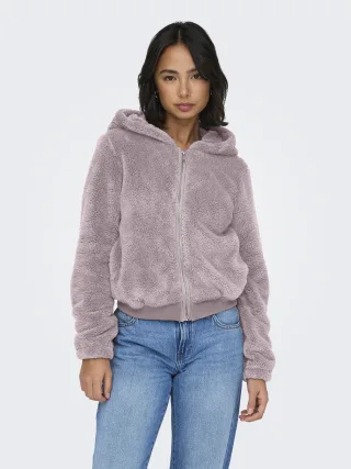 ONLY - ONLNEWANNA CONTACT SHERPA JKT OTW NOOS Violet Ice - Gr. - XS