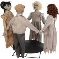 Horror-Shop Dekoobjekt Ringel, Ringel, Reihe Animatronic mit Sound und Be