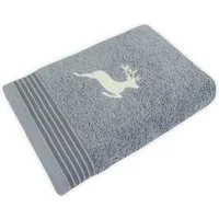 framsohn frottier Handtuch Frottierserie Hirsch Gästetuch Handtuch Duschtuch, (1-St), Mit Stick