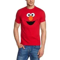 Sesamstrasse Print-Shirt ELMO Sesamstrasse T-Shirt Ropt Herren S M L XL XXL T-Shirt Sesamstrasse