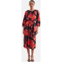 seidensticker Sommerkleid 3/4 Rundhals Druck