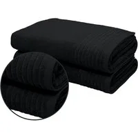 OTTO home Saunatuch Sanremo Premium, Premium Handtücher, 600 gr/m², 80x200cm, Frottier (Set, 2-St), Bordüre, einfarbig, flauschig, weich, dicke Qualität, 5 Jahre Garantie