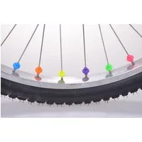 Gravidus Fahrradreflektor 36 Stück Speichendeko Speichenclips Fahrrad 6 Farben