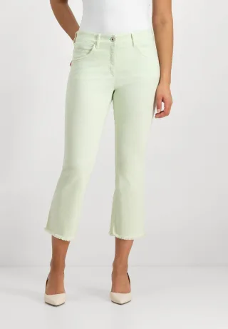 Twigie Shape-On Cropped Bootcut Jeans | Pistazie