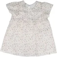 MAXIMO Sommerkleid GOTS BABY GIRL-Kleid Leinenoptik, kurzer Arm (1-tlg)