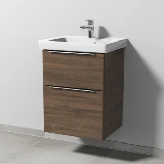 Sanipa 3way Waschtischunterbau zu Villeroy & Boch Subway 2.0 Waschtisch mit 2 Auszügen, Eiche-Arizon UM61080