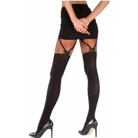LASCANA Feinstrumpfhose mit aufgedruckter Strapsstrumpfoptik
