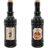 CHAKS Dekoobjekt Deko Giftflasche 'Elixir', 'Vampire' 6,5 x 23 cm