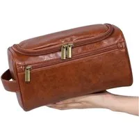Renna Leather Kulturbeutel Weihnachtsgeschenk Leder Kulturbeutel Personalisiert