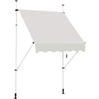 COSTWAY Klemmmarkise 150cm breit, Beige