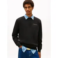 Tommy Jeans Sweatshirt TJM REG LINEAR CREW EXT mit Logostickerei