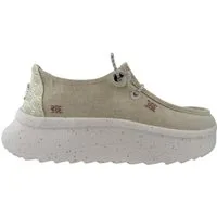 Hey Dude Wendy Peak chambray cream Slipper
