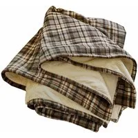 Mirabeau Tagesdecke Plaid Celestria braun/beige