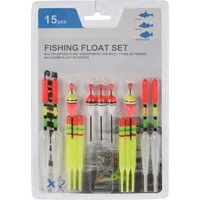 Koopman Posenrute Angelpose Angelset Schwimmer Bunt 15 Tlg. Set, (Set, 15-tlg., Packung), 15-teilig, Angelposen, Allroundposen, Angeln, Schwimmer