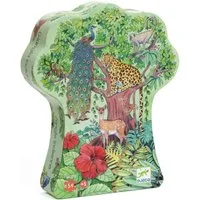 DJECO Puzzle Indischer Dschungel 54 Teile Kinderpuzzle für Kinder, 54 Puzzleteile, Kinderpuzzle
