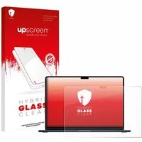 upscreen Displayschutzglas Folie für Apple MacBook Air 15" M4 2025, Schutzfolie Glas Panzer Display Schutz klar