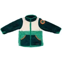 Villervalla Fleecejacke Colorblock Unisex Kinder Strickjacke, Übergangsjacke, Sweatjacke, Outdoorjacke, Wanderjacke