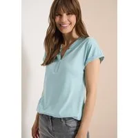 CECIL Kurzarmshirt Kurzarm Shirt im Tunika-Look