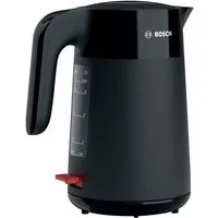 BOSCH Wasserkocher MyMoment TWK2M163, Abschaltautomatik, Überhitzungschutz, Tassenanzeige, 1,7 l, 2400 W, Stiftung Warentest Testsieger (2,2) Ausgabe 03/2025, schwarz matt