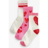 Next Kurzsocken Knöchelsocken mit gepolsterter Sohle, 3er-Pack (3-Paar)