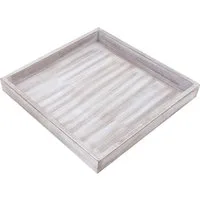 ToCi Dekotablett Deko Tablett Holz 30 x 30 cm Dekoplatte Shabby Chic Vintage Dekoration