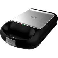 Rock'nToast Family Sandwichmaker edelstahl/schwarz, 1.500 Watt, für 4 Personen