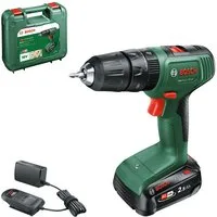 Bosch Home & Garden Akku-Bohrschrauber EasyDrill 18V-38, mit 1 x 2,5Ah Batterie & Ladegerät im Koffer, Kompaktester und leichtester seiner Art