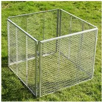Holmwerk Komposter Komposter Metallkomposter 80x80 x70 cm Streckmetall Gartenkomposter, BxTxH: 80x70x70 cm, 450 l