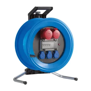 HEDI Kunststoff-Kabeltrommel Professional Plus Ø 450 mm, 32A-Ausführung, leer - K4003011I