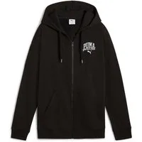 PUMA Kapuzensweatshirt CLASS RELAXED FULL-ZIP HOODIE TR mit Kängurutasche, mit verstellbarem Kordelzug