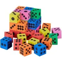 relaxdays Lernspielzeug Flüsterwürfel 36er Set