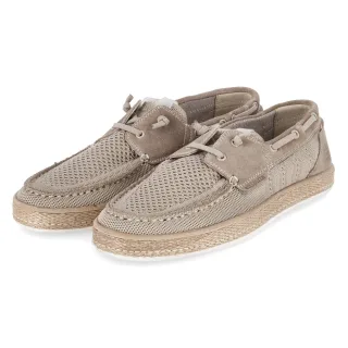 Bullboxer Bootsschuhe  Taupe - Gr. 42 -  Textil