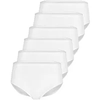 Nina Von C. Taillenslip 6er Pack Taillenslip Fine Cotton (Packung, 6-St) reine Baumwolle, keine Seitennähte, glatte Oberfläche