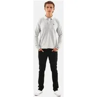 U.S. Polo Assn. Longsleeve USJayson – Herren Langarm Poloshirt mit Logo-Stickerei Mit Flachstrick-Kragen, Knopfleiste und elastischer Baumwollmischung