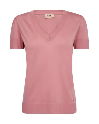 MOS MOSH - MMSink V-SS Tee dusty rose - Gr. - XS