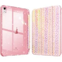 Fintie Tablet-Hülle für iPad 11 Generation 11 Zoll 2025(A16), iPad 10 Generation 2022, mit Stifthalter, Glitzernde Stoßfeste Case mit Glänzende Rückseite