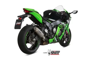 Sport Auspuff MIVV GP PRO Titan Kawasaki ZX-10 R / RR / SE Ninja Bj. 2016-2024 EURO3/4/5 / +ABE