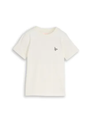 tom tailor kids - Basic T-Shirt wool white - Gr. - 110