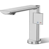 Alphabath Waschtischarmatur (Set, Bad Wasserhahn mit einem 3/8"-Zoll-Kompressionsschläuche) Messingkörpers,Keramikkartuschen,Bubbler-Struktur,Chrom-Finish
